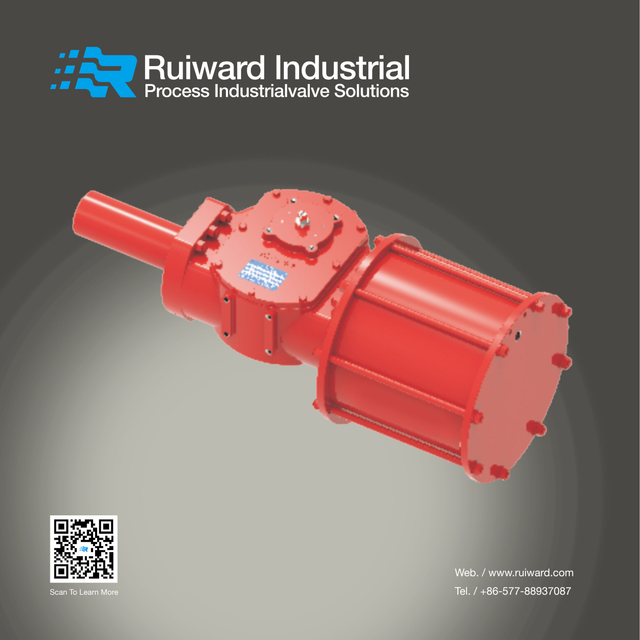 G-DA Type Single Cylinder Double Acting Fork Type Pneumatic Actuator