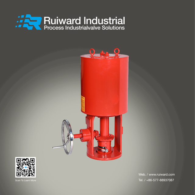 Z-SR type handwheel side mounted single acting linear pneumatic actuator
