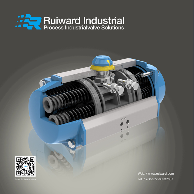 AT-SR Type Single Acting Gear Rack Pneumatic Actuator