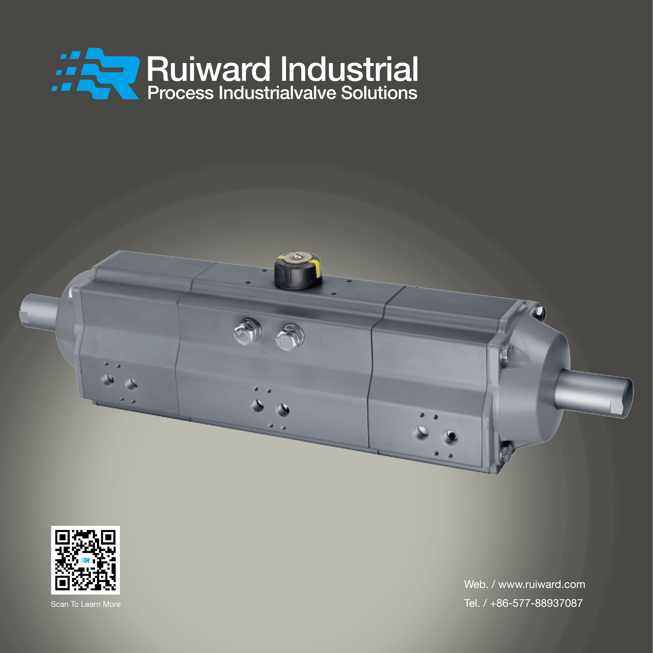 AT-DA Type Three Position Double Acting Gear Rack Pneumatic Actuator