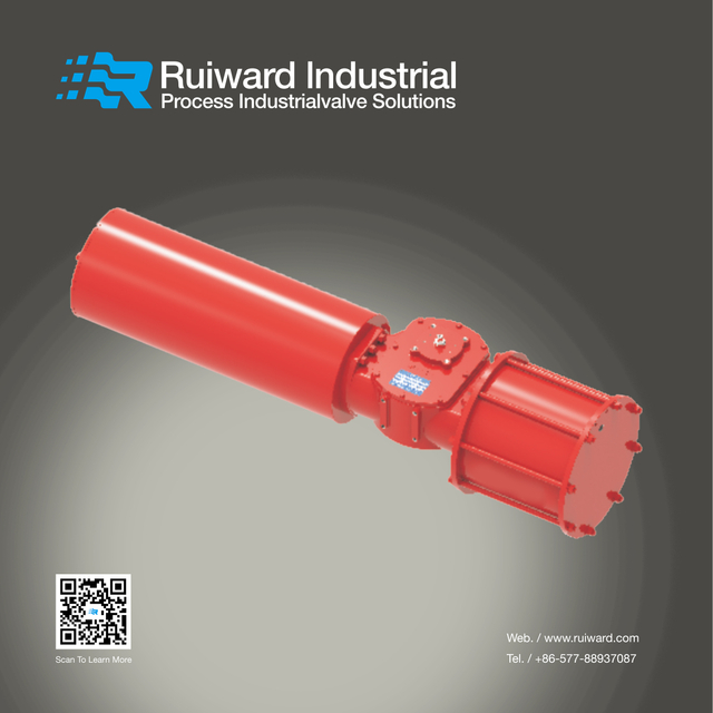 G-DA Type Dual Cylinder Double Acting Fork Type Pneumatic Actuator